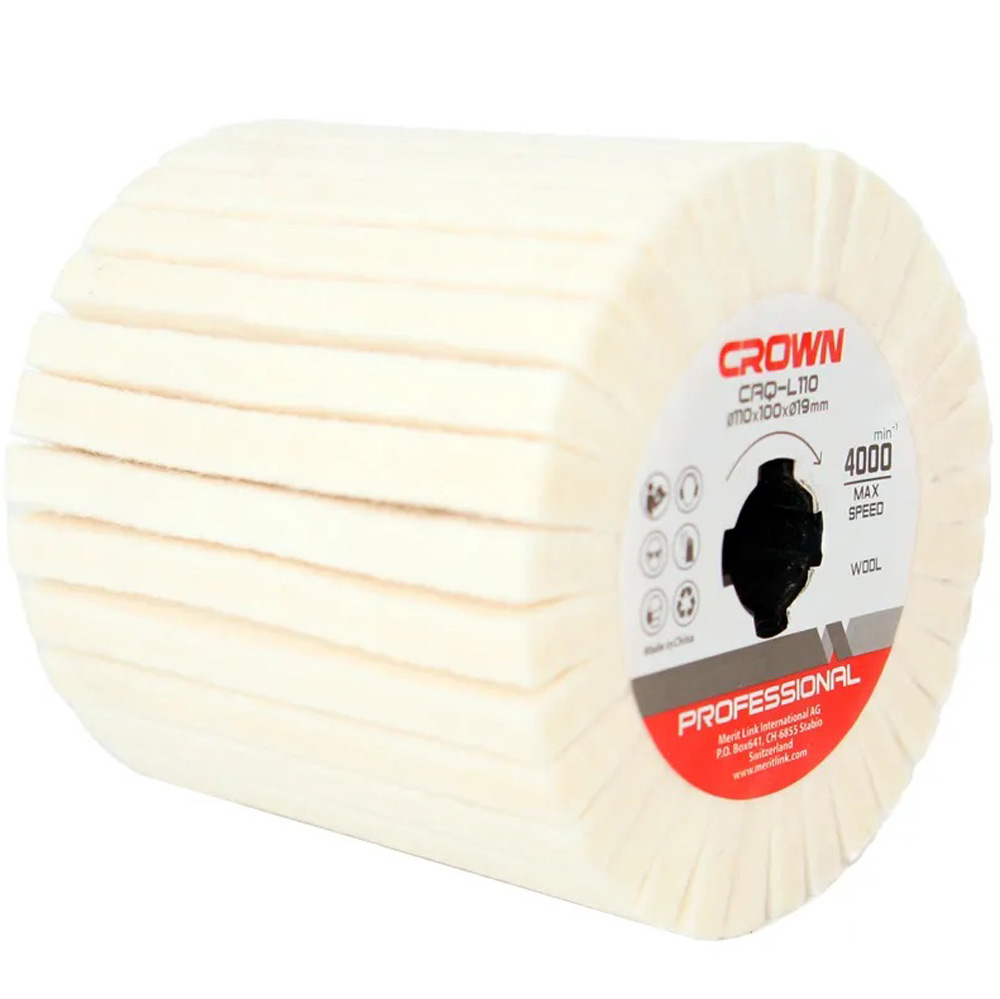 

Crown Щётка Crown CAQ-L110 для шлифовальных машин. 110*19*100