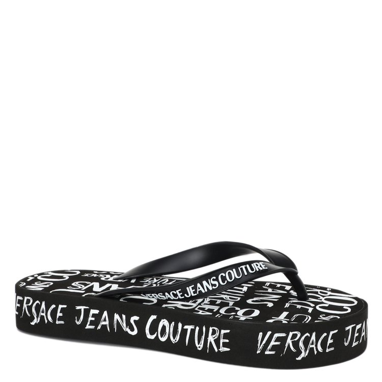 

Шлепанцы женские Versace Jeans Couture 74VA3SQ8 черные 35 EU, 74VA3SQ8