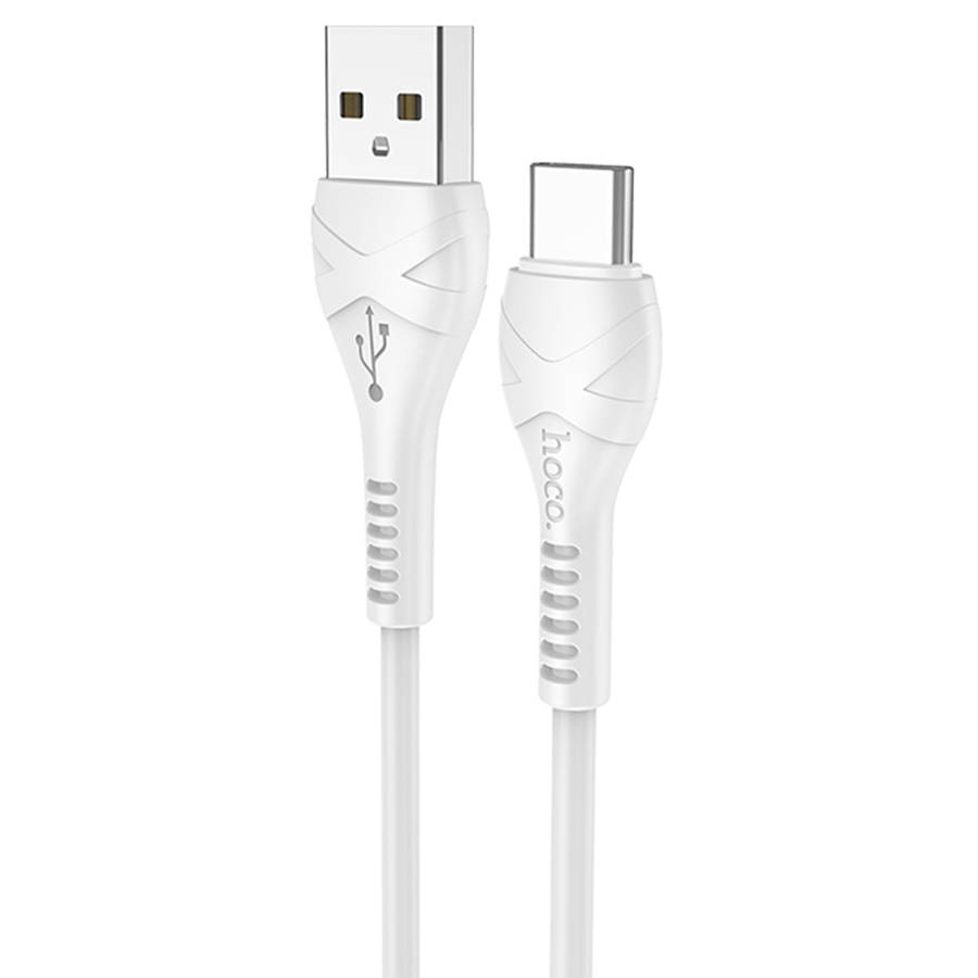 

Кабель Hoco X37 USB - Type-C, 3 А, 1 м, белый, X37 Cool power