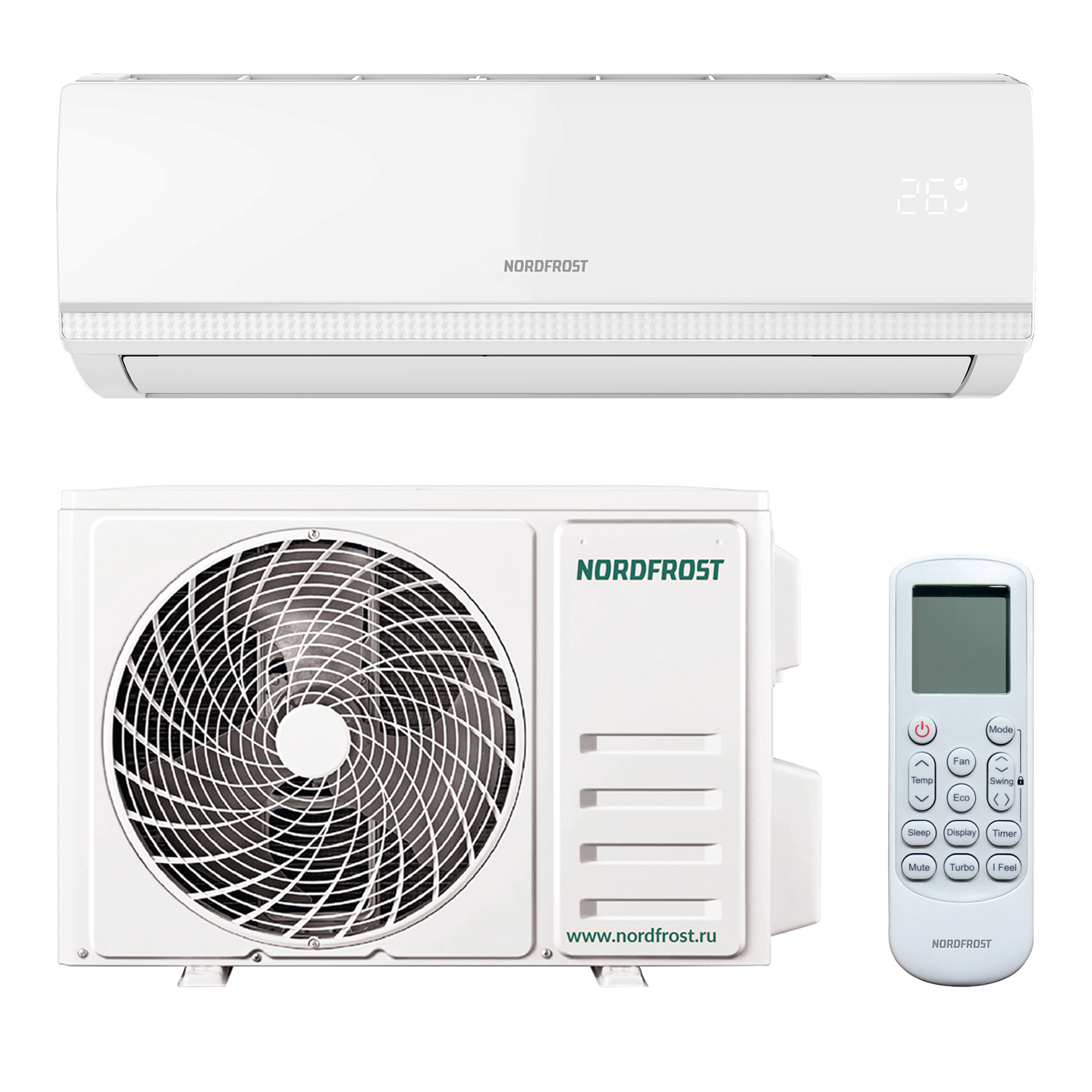 

Сплит-система NORDFROST AC 09 inverter, настенная, белая, AC 09 Inverter