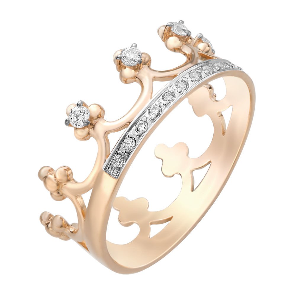 

Кольцо из красного золота с фианитом р.  585Gold 301006955, 301006955