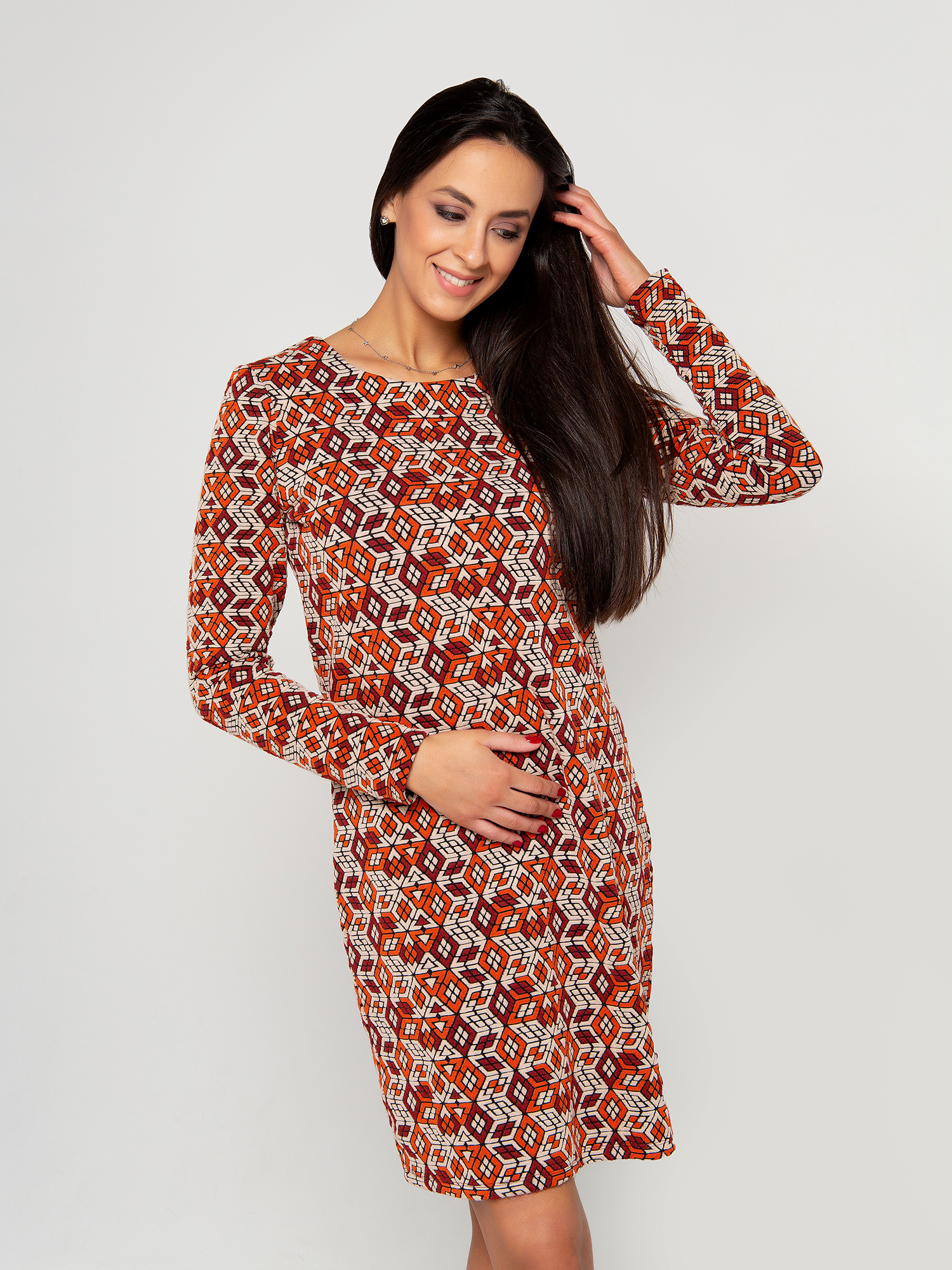 

Платье женское RAPOSA 040-6 красное 54 RU, 040-6