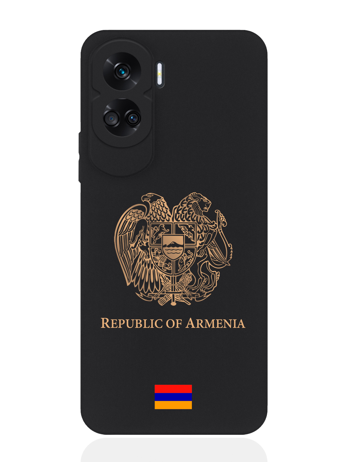 

Чехол SignumCase для Honor 90 Lite Золотой Герб Армении, Золотистый