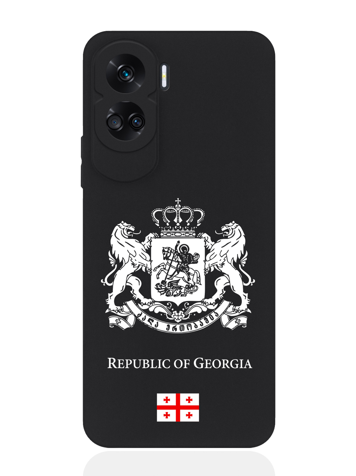 

Чехол SignumCase для Honor 90 Lite Белый Герб Грузии, Черный;белый, Honor