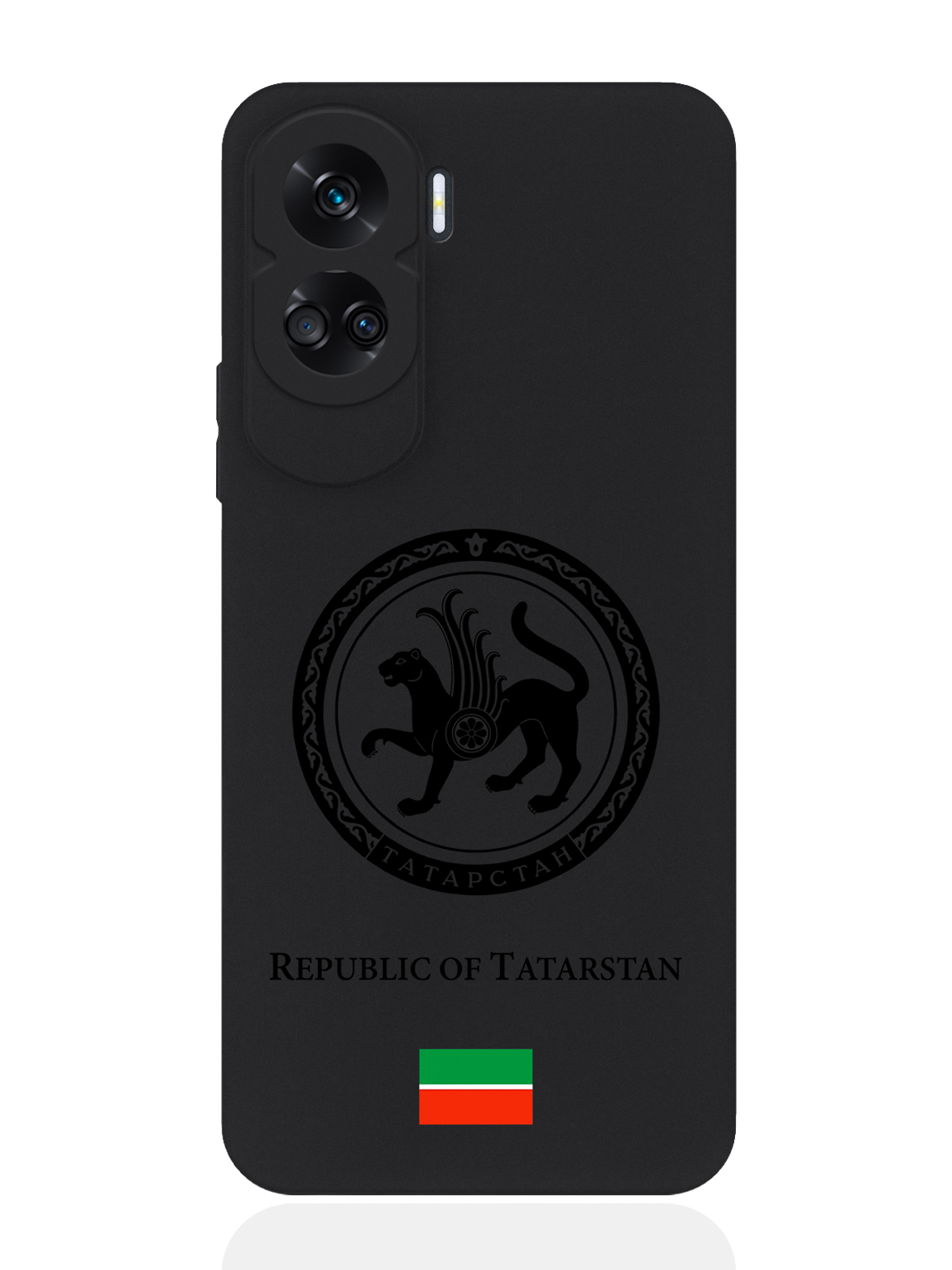 

Чехол SignumCase для Honor 90 Lite Черный лаковый Герб Татарстана, Honor