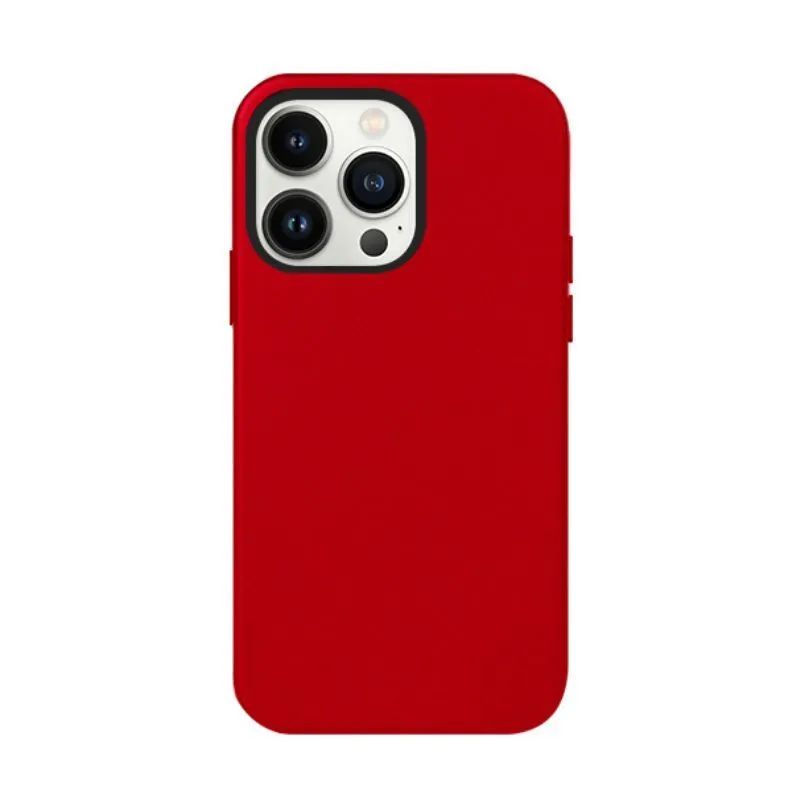

Чехол-накладка K-Doo Noble Collection для iPhone 13 Pro Max искусственная кожа (красный)