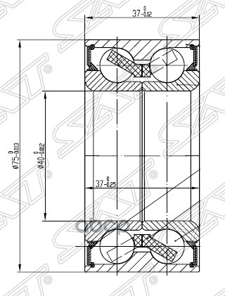 

Подшипник Зад Ступицы Ford Maverick/Mazda Tribute 00- Sat арт. STEC0126151A