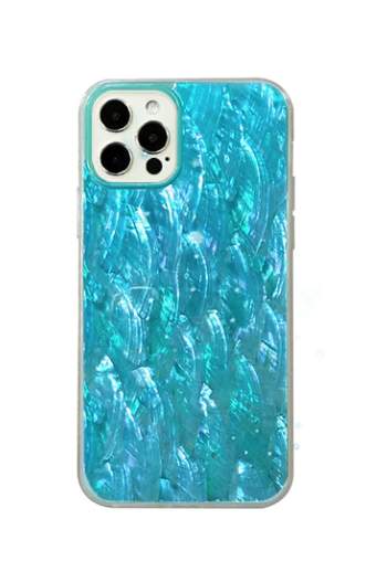

Чехол-накладка K-Doo Seashell для iPhone 12 Pro Max пластиковый (голубой), 74411