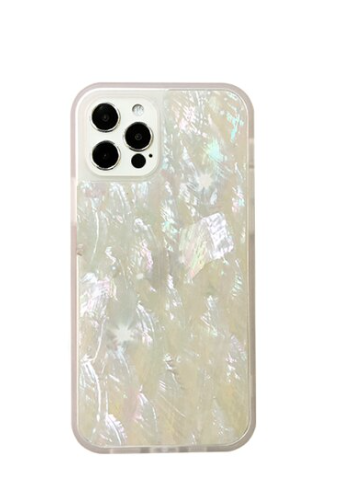 

Чехол-накладка K-Doo Seashell для iPhone 12 Pro Max пластиковый (белый), 744116
