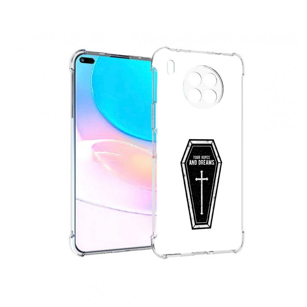 

Чехол задняя-панель-накладка-бампер MyPads гроб с мечтами для Huawei Nova 8i, Прозрачный, Tocco
