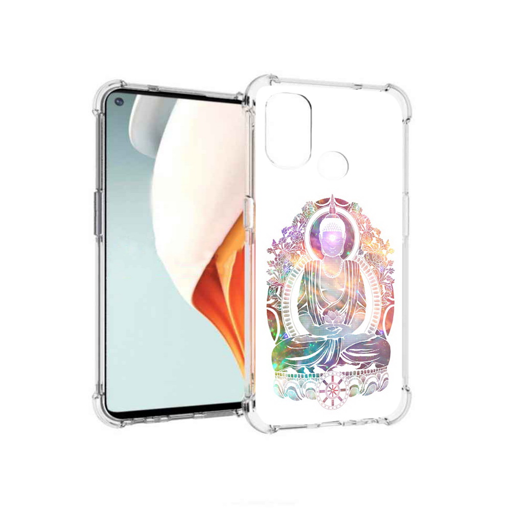 

Чехол MyPads Tocco для OnePlus Nord N100 умный мужчина абстракция (PT227045.141.651), Прозрачный, Tocco