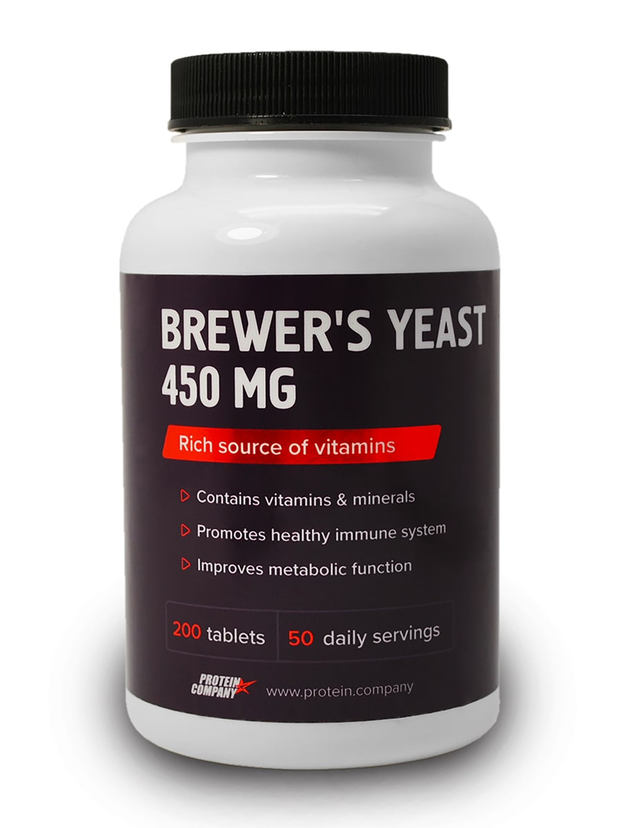 фото Brewer's yeast 450 mg protein.company пивные дрожжи, 200 таб. натуральный