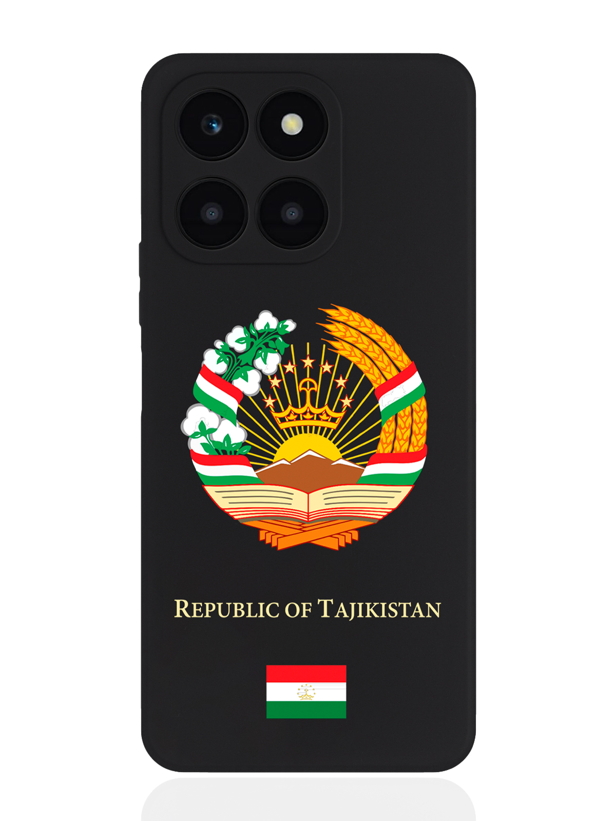 

Чехол SignumCase для Honor X6A Герб Таджикистана, Красный;желтый, Honor