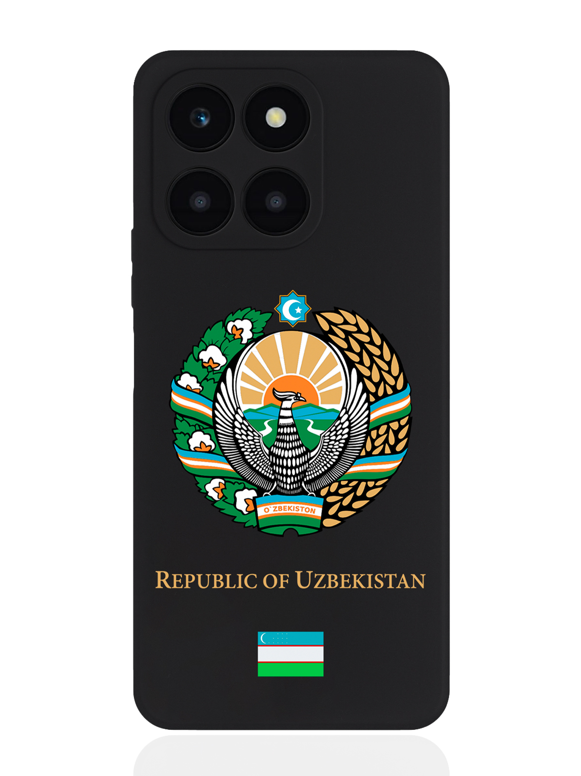 

Чехол SignumCase для Honor X6A Герб Узбекистана, Разноцветный, Honor