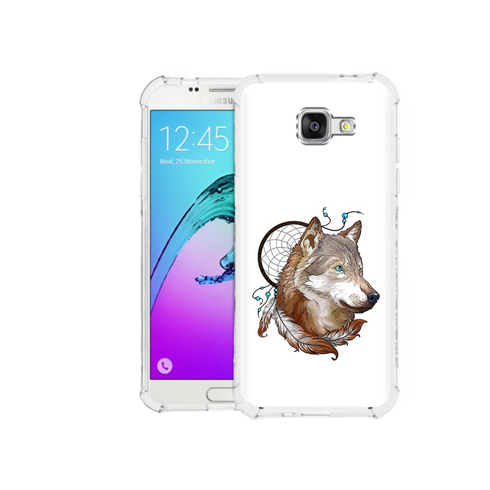 

Чехол MyPads Tocco для Samsung Galaxy A5 (2016) волк и ловец снов (PT25252.581.269), Прозрачный, Tocco
