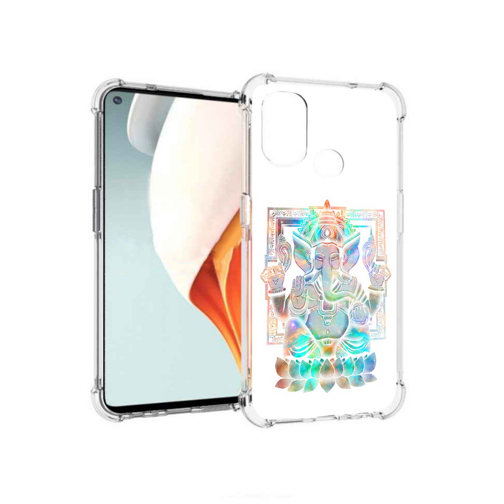

Чехол MyPads Tocco для OnePlus Nord N100 умный слон (PT227045.141.654), Прозрачный, Tocco