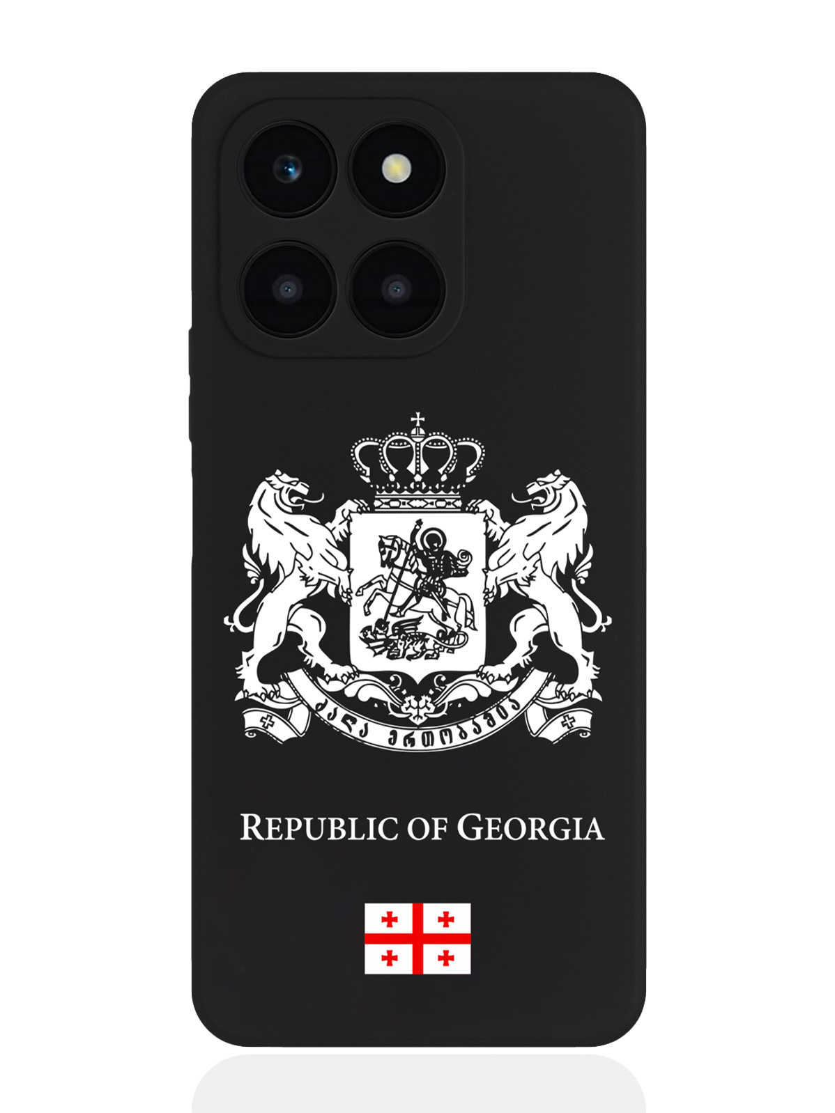 

Чехол SignumCase для Honor X6A Белый Герб Грузии, Черный;белый, Honor