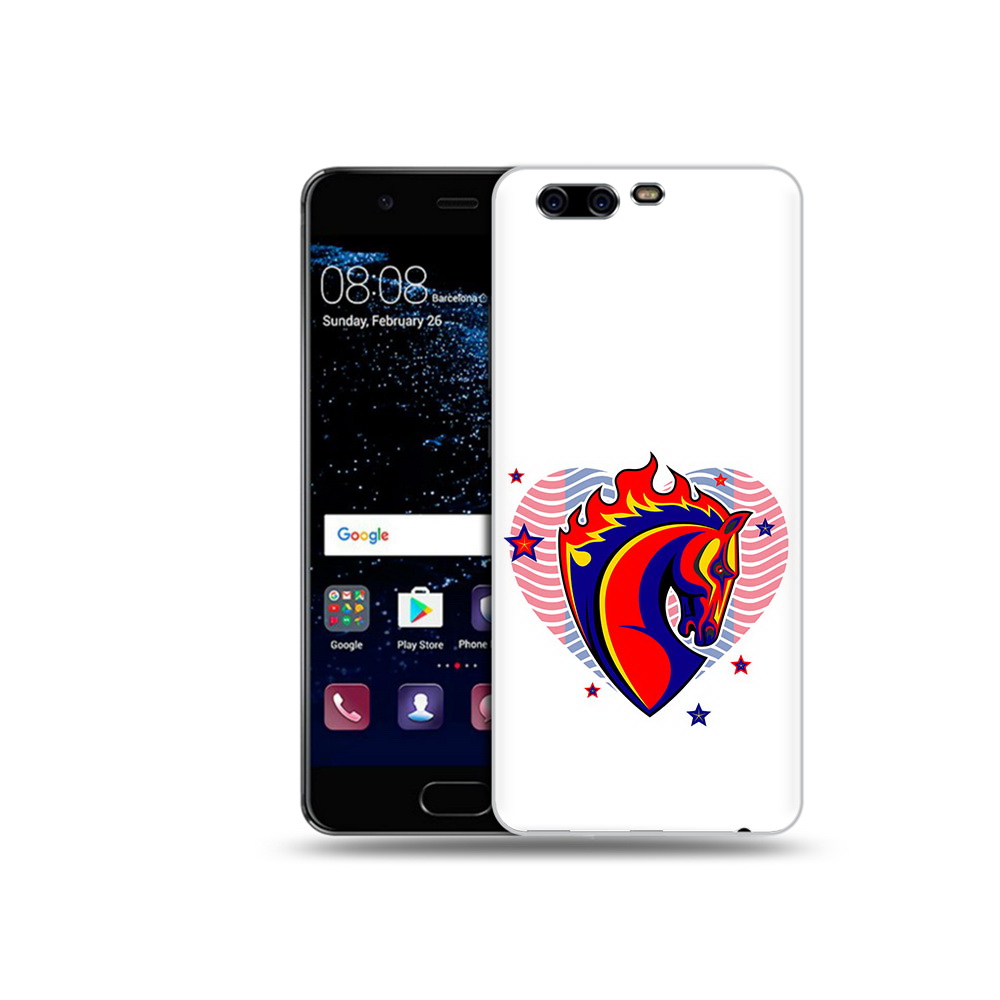 

Чехол MyPads Tocco для Huawei P10 ФК ЦСЛ Лошадь (PT60870.50.180), Прозрачный, Tocco