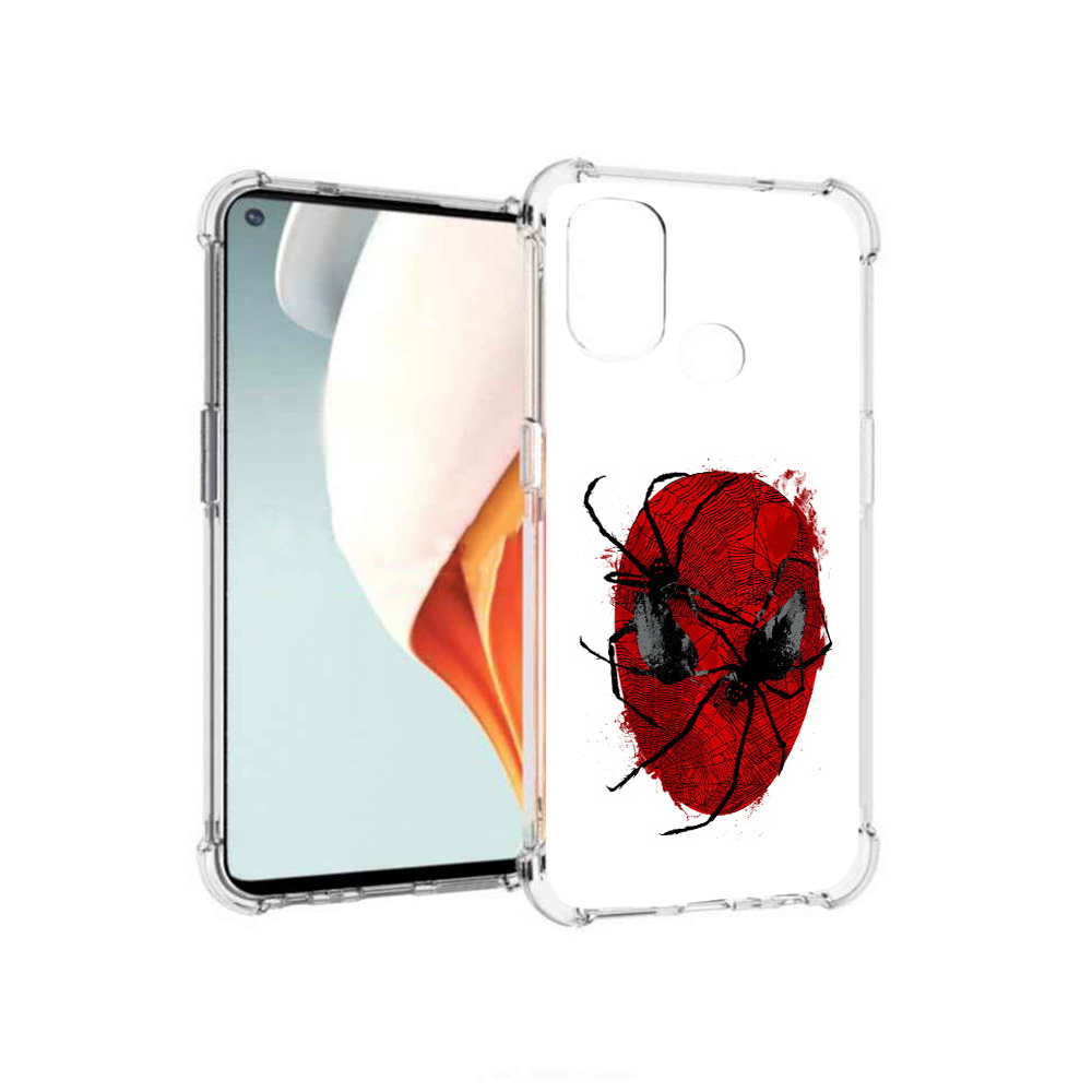 

Чехол MyPads Tocco для OnePlus Nord N100 человек паук (PT227045.141.673), Прозрачный, Tocco