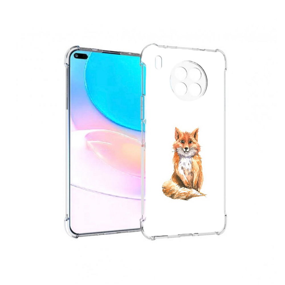 

Чехол задняя-панель-накладка-бампер MyPads детская лиса для Huawei Nova 8i, Прозрачный, Tocco