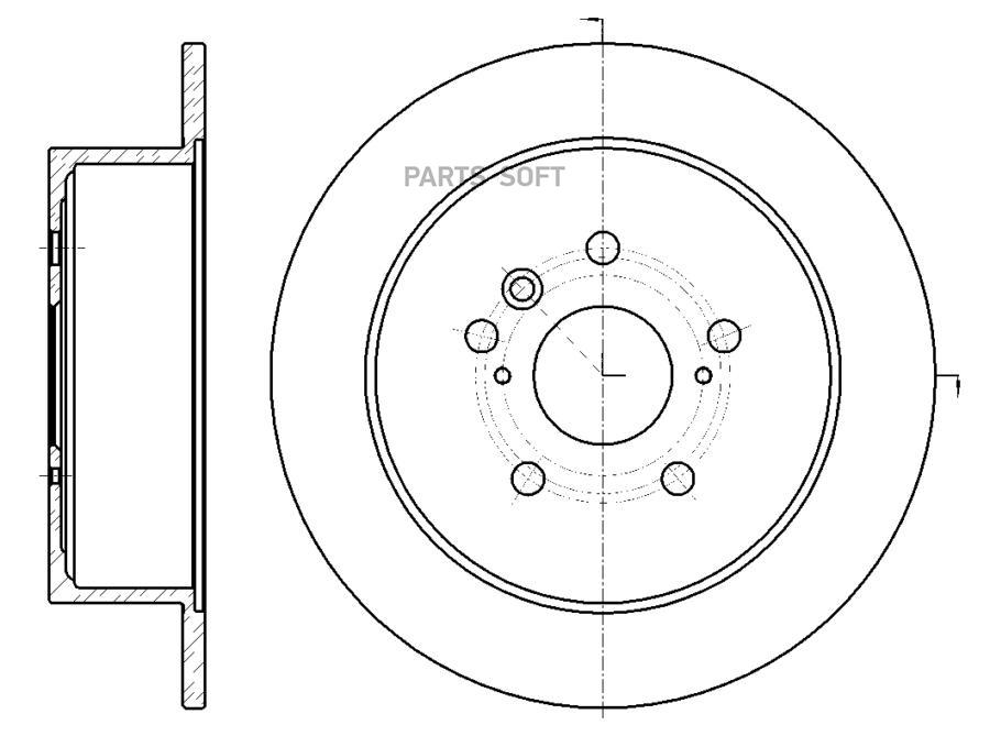 

Диск тормозной G-brake GR-01856