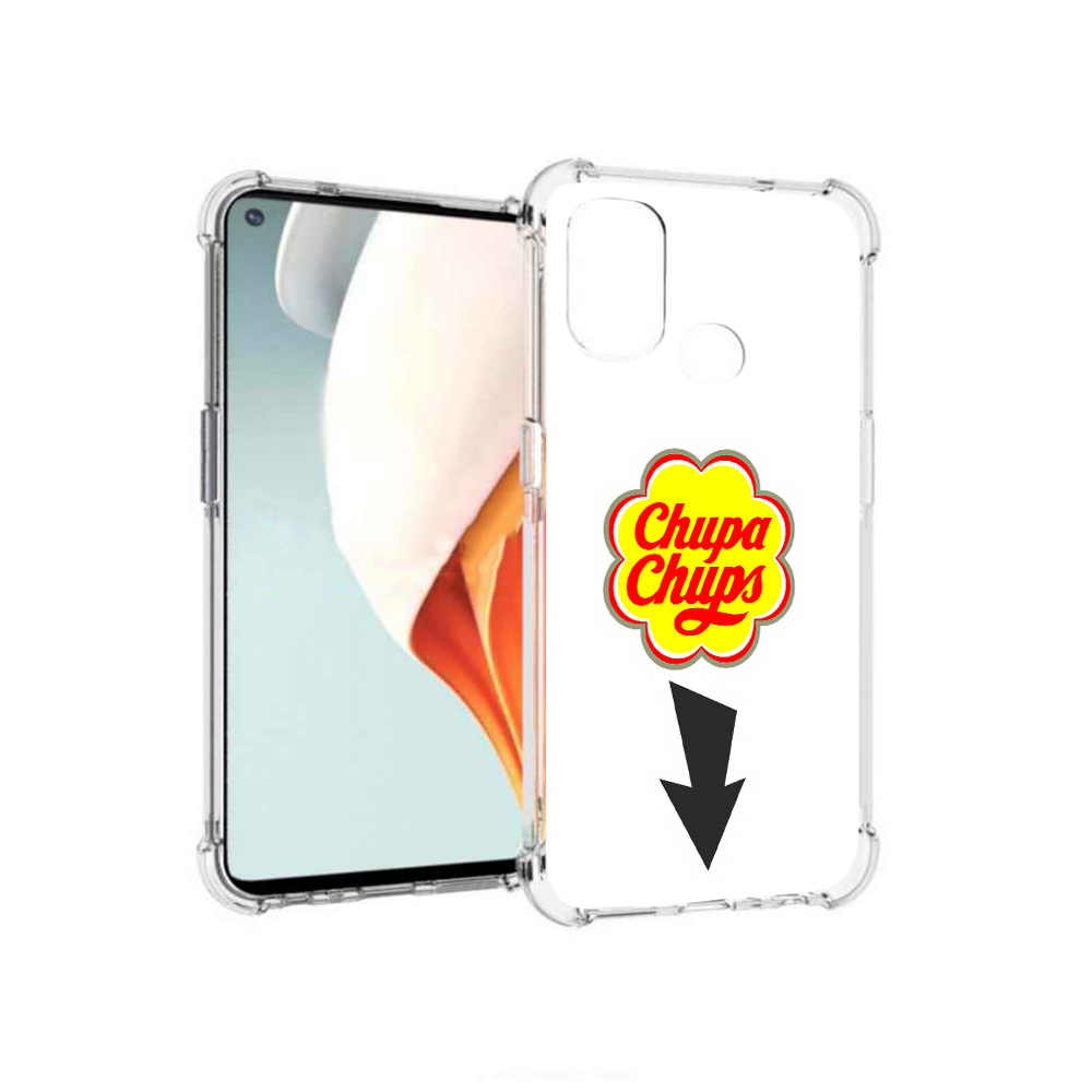 

Чехол MyPads Tocco для OnePlus Nord N100 чупа чупс (PT227045.141.694), Прозрачный, Tocco
