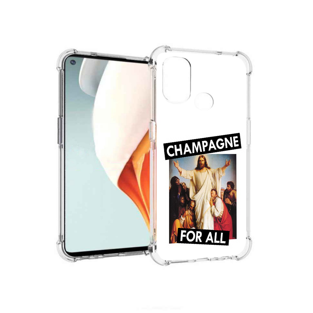 

Чехол MyPads Tocco для OnePlus Nord N100 шампанское (PT227045.141.697), Прозрачный, Tocco