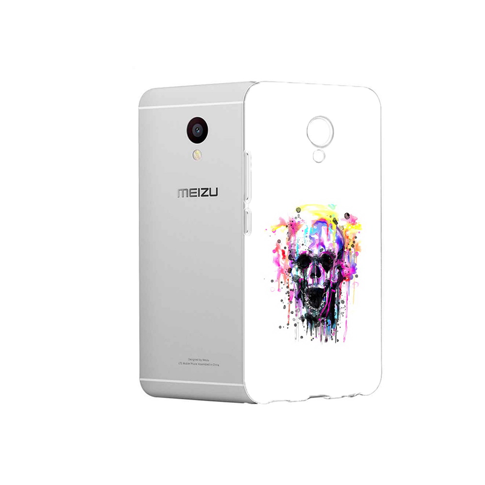 

Чехол MyPads Tocco для Meizu M3 граффити череп (PT46043.81.298), Прозрачный, Tocco