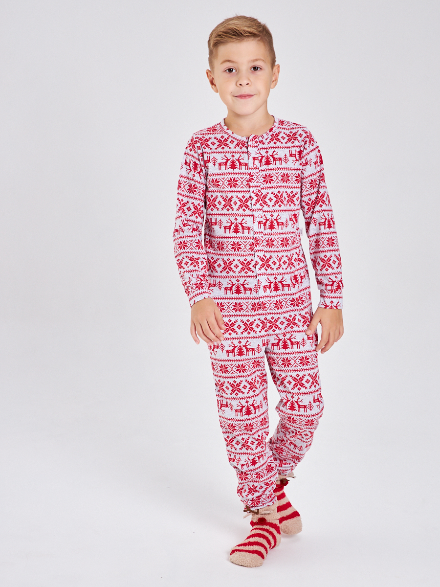 Кигуруми Веселый малыш 153/17, красный, 104