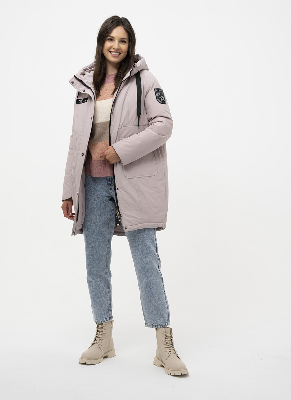 

Куртка женская Amimoda 65876 розовая 44 RU, 65876