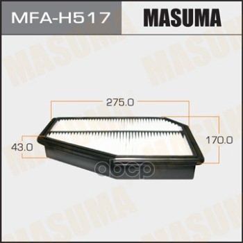 фото Фильтр воздушный masuma mfah517 honda/ civic 07- (1/20) masuma арт. mfah517