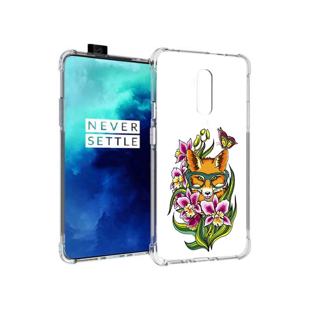 

Чехол MyPads Tocco для OnePlus 7T Pro Лиса в цветах (PT139735.142.108), Прозрачный, Tocco