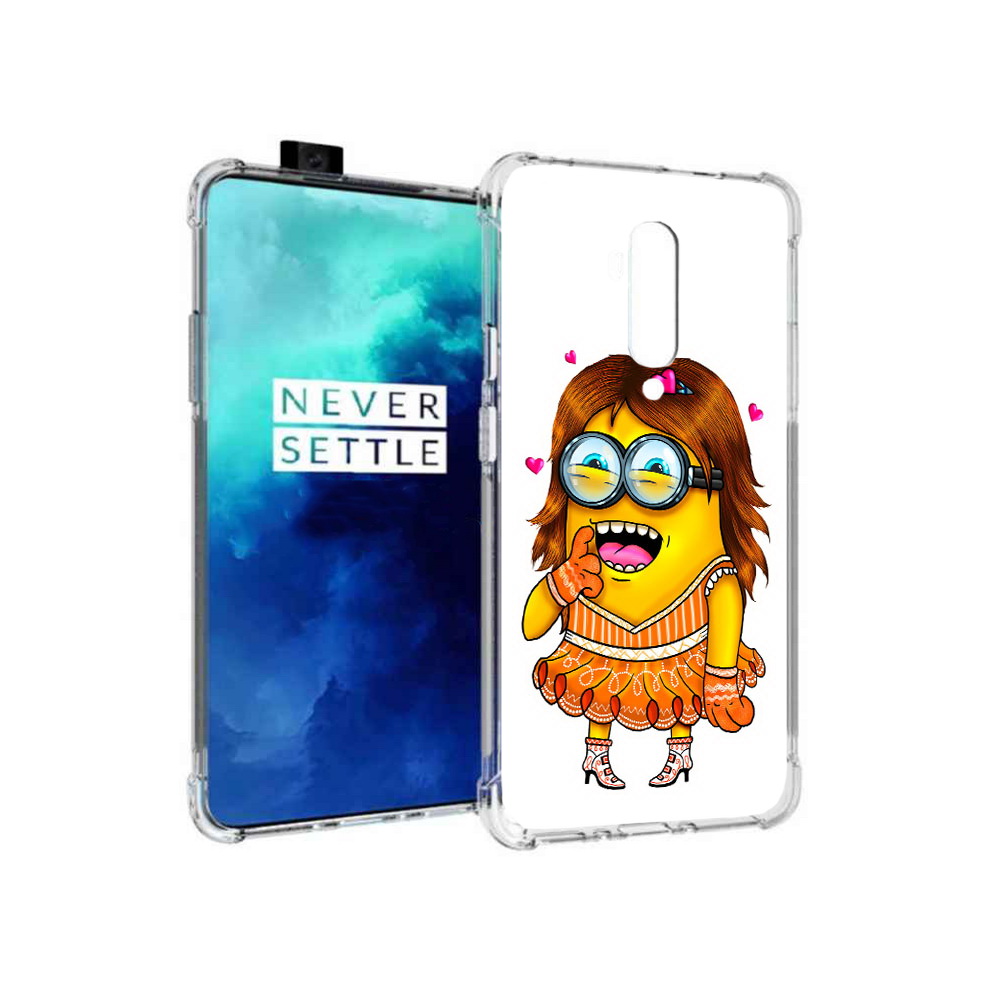 

Чехол MyPads Tocco для OnePlus 7T Pro Миньон девочка (PT139735.142.116), Прозрачный, Tocco