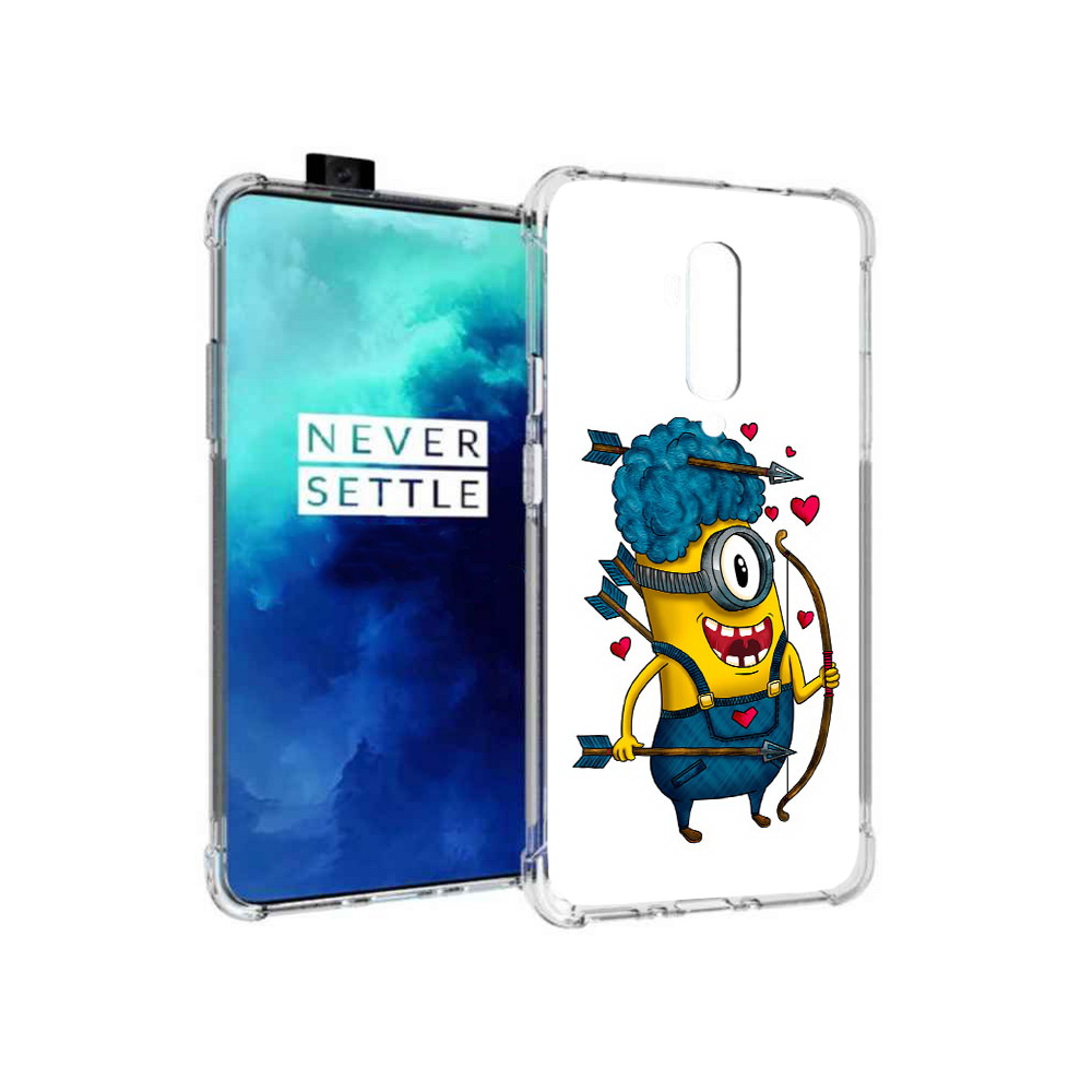 

Чехол MyPads Tocco для OnePlus 7T Pro Миньон купидон (PT139735.142.117), Прозрачный, Tocco