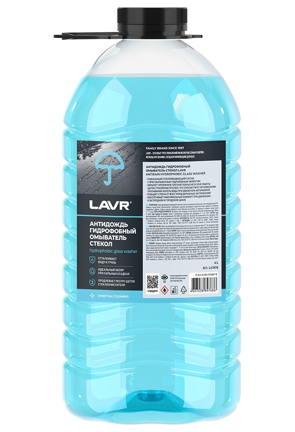 LAVR Ln1616 Антидождь гидрофобный омыватель стекол 3,8л