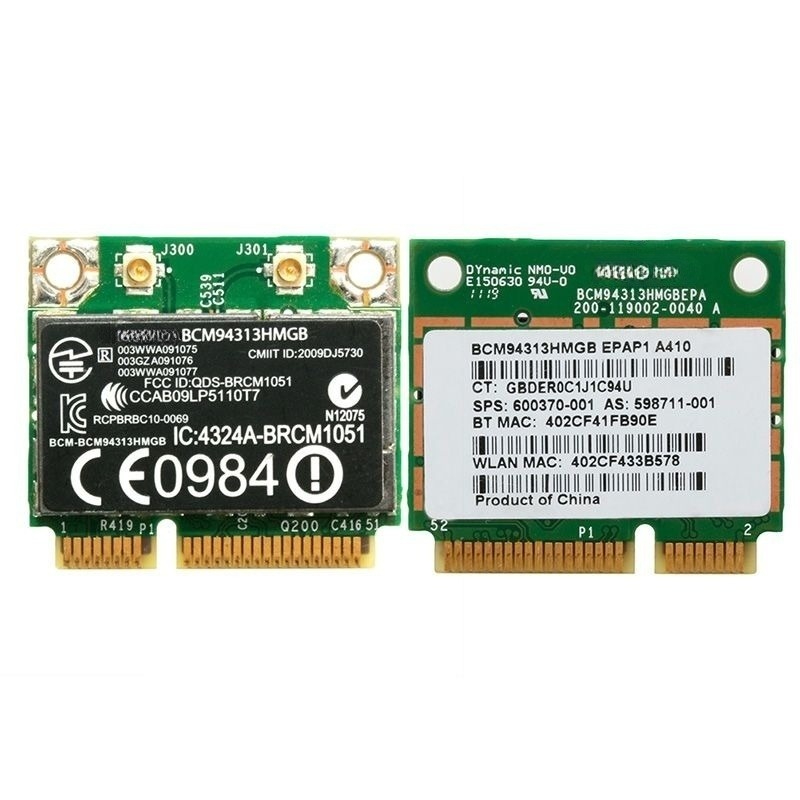 

Приемник Wi-Fi NoBrand Mini PCI-e 802.11n, Зеленый;белый