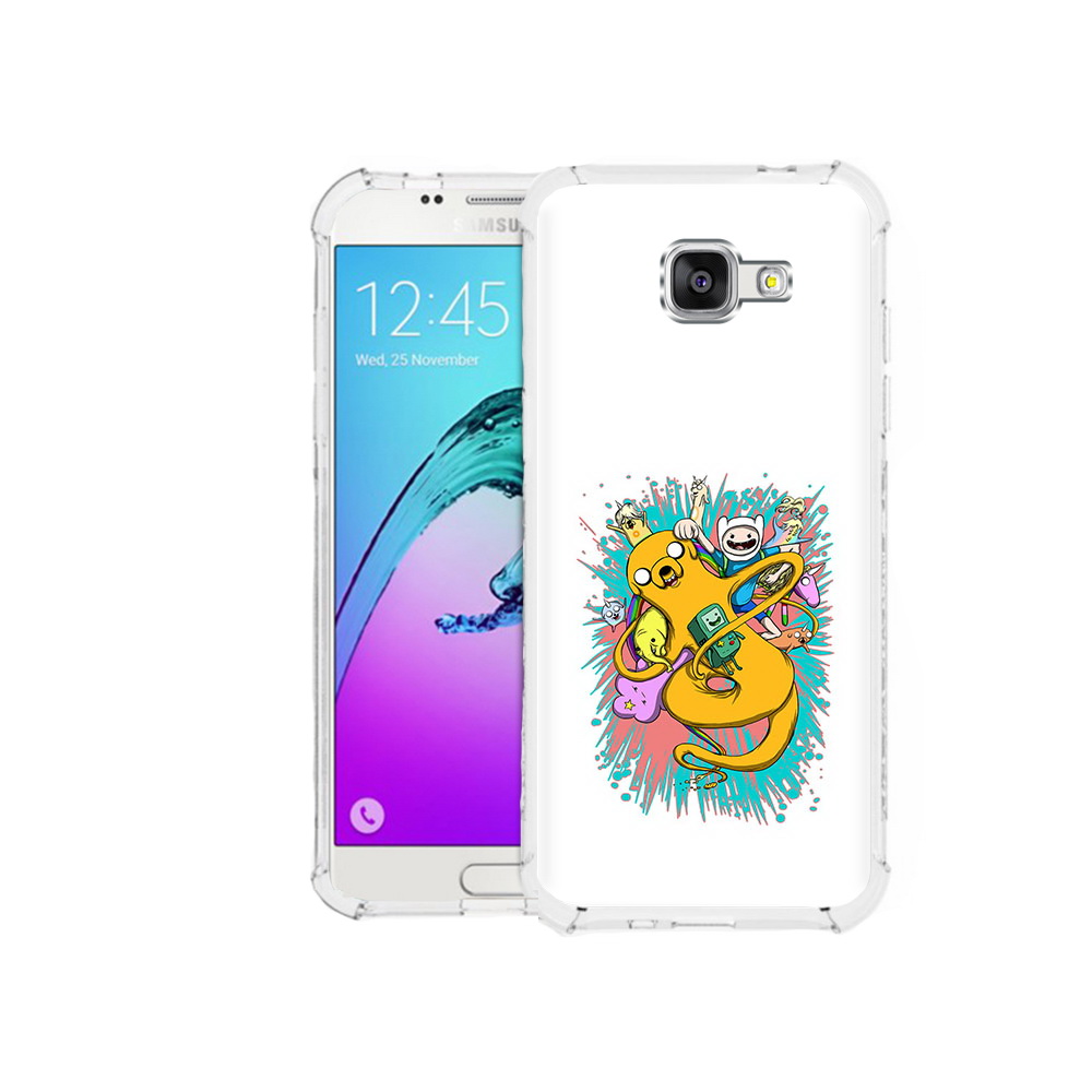 

Чехол MyPads Tocco для Samsung Galaxy A5 (2016) время приключений рисунок, Прозрачный, Tocco