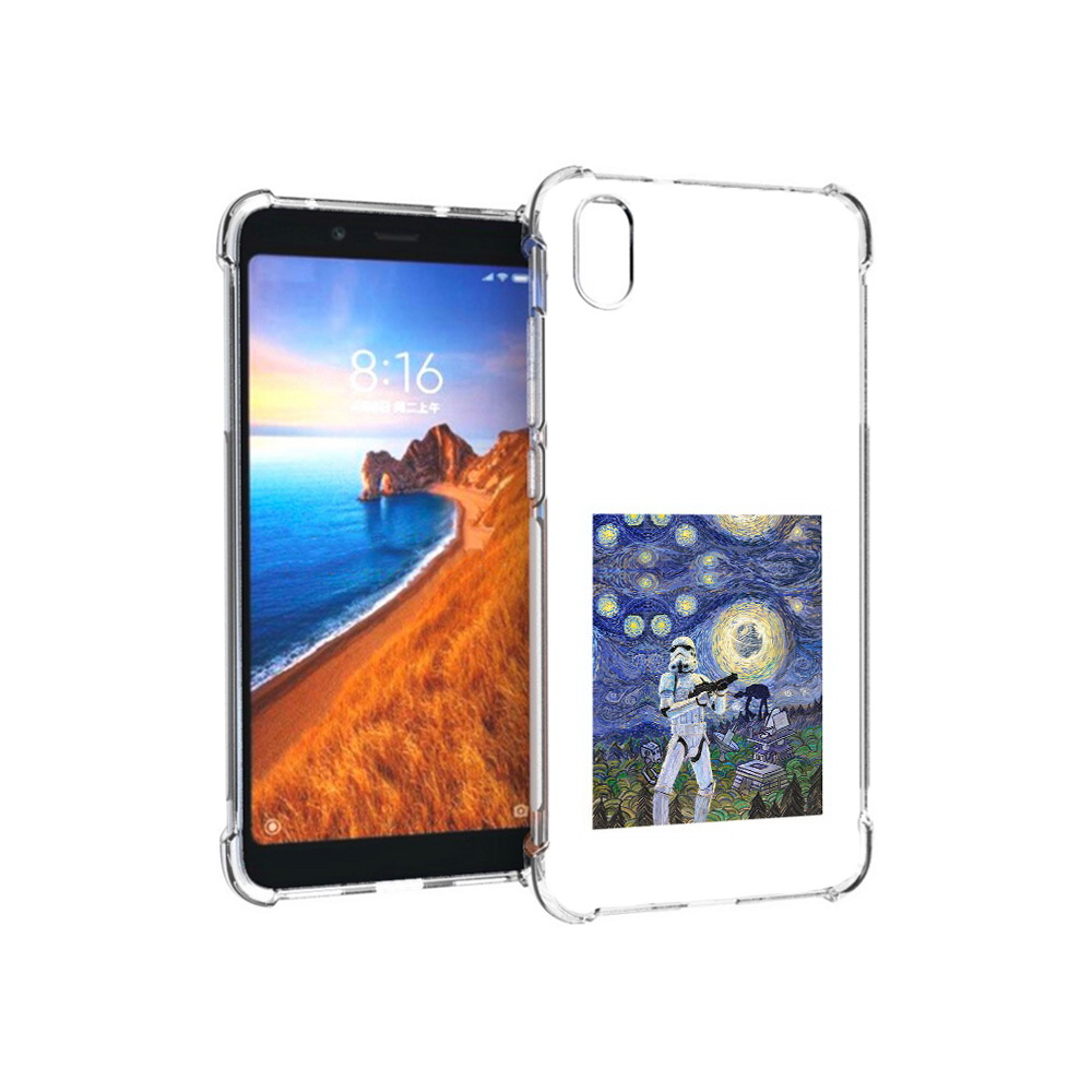 Чехол MyPads Tocco для Xiaomi Redmi 7A star wars звездная ночь (PT133600.289.23)