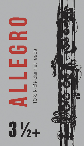 

FR18C007 Allegro Трости для кларнета inB/inA № 3,5+ (10шт), FedotovReeds, FR18C007