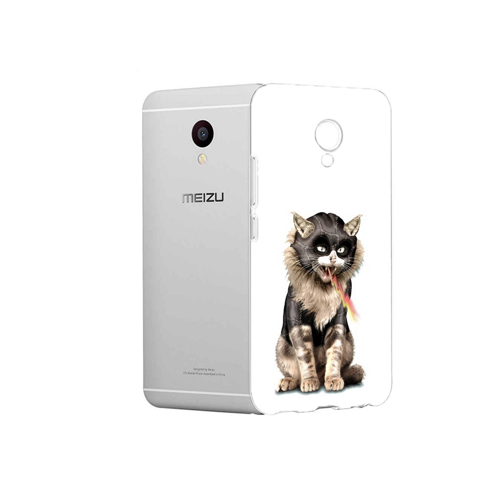

Чехол MyPads Tocco для Meizu M3 дьяволский кот (PT46043.81.341), Прозрачный, Tocco