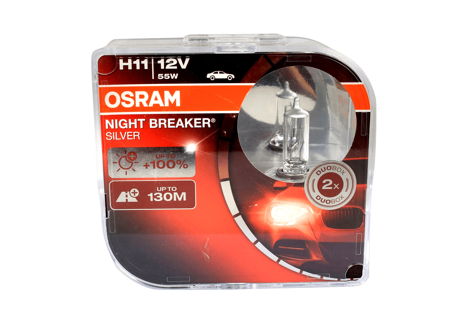 

Набор ламп 12Vx55W H11 OSRAM NIGHT BREAKER SILVER 2 шт комплект