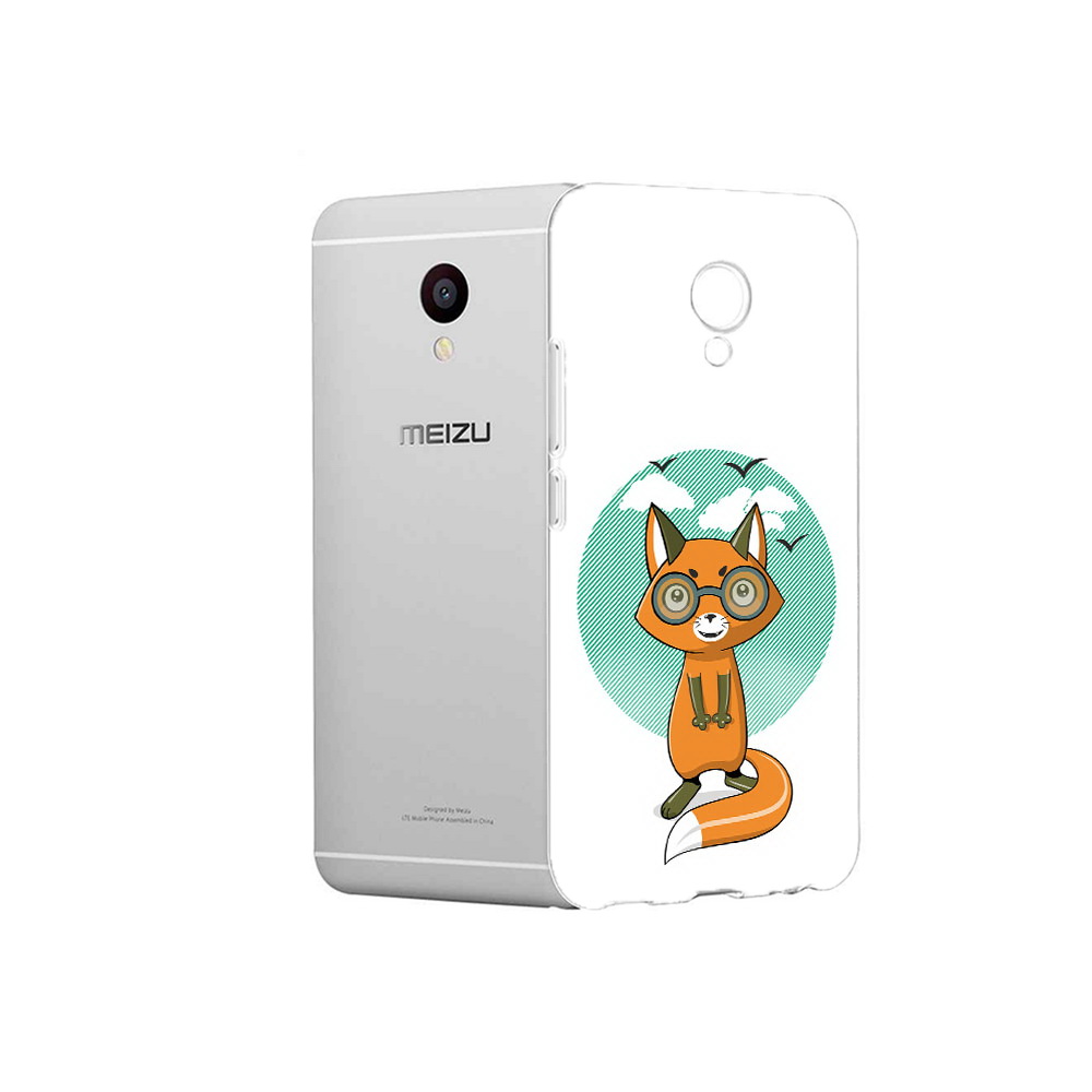 

Чехол MyPads Tocco для Meizu M3 задумчивая лиса (PT46043.81.348), Прозрачный, Tocco