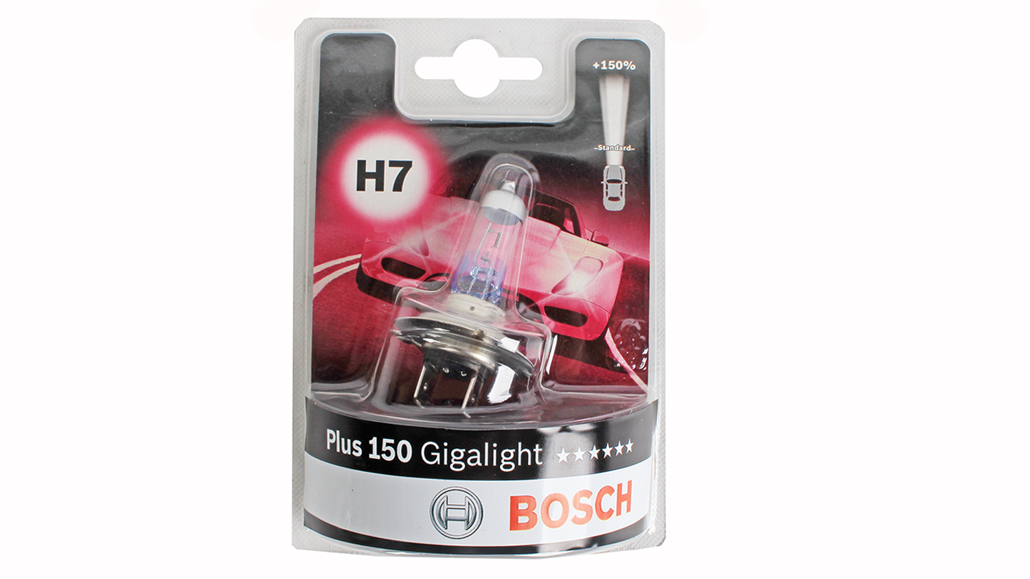 

Лампа 12Vx55W H7 BOSCH +150% 1987301137