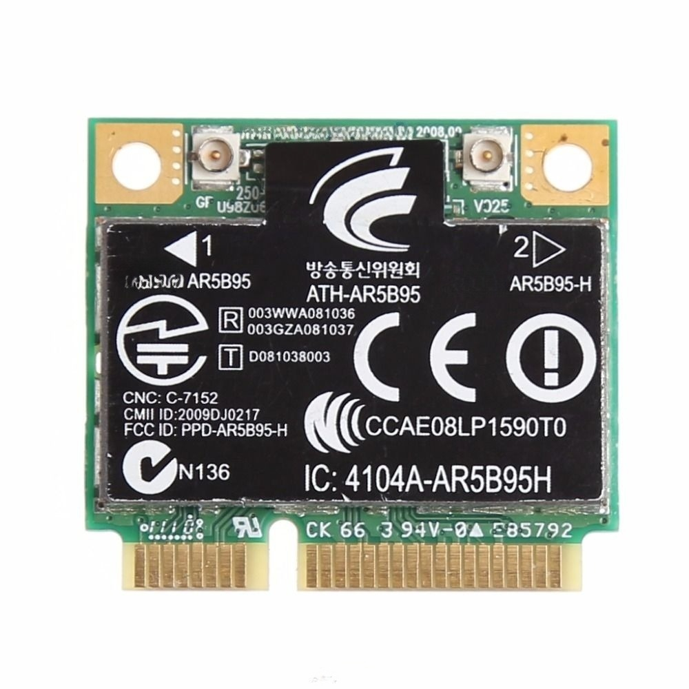 

Приемник Wi-Fi NoBrand Mini PCI-e 802.11b; 802.11g; 802.11n, Зеленый;белый