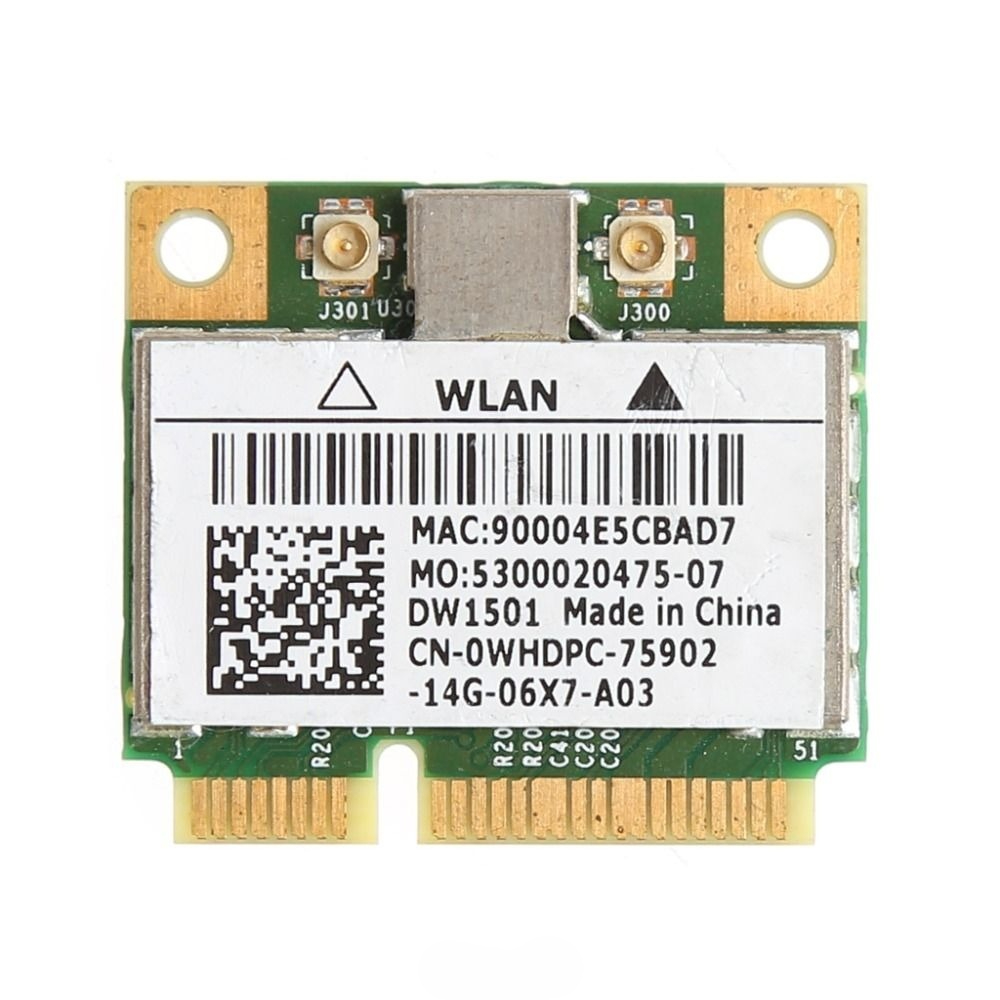 

Приемник Wi-Fi NoBrand для компьютера Mini PCI-e 802.11n, Зеленый;белый