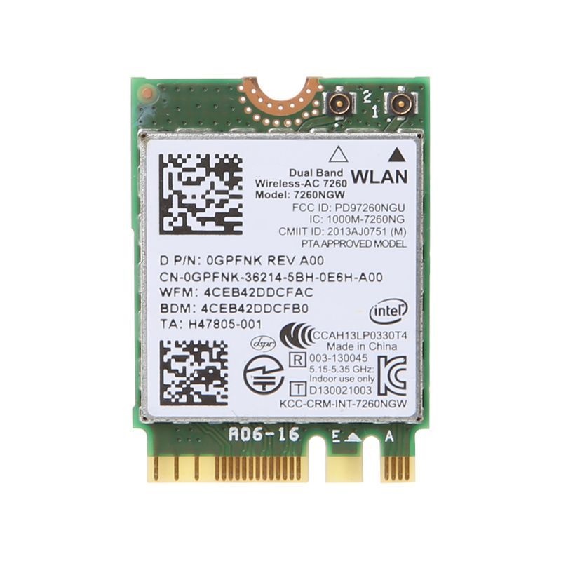 

Приемник Wi-Fi NoBrand Mini PCI-e 802.11a; 802.11g, Зеленый;белый