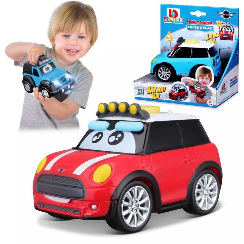 фото Детская машинка bburago junior mini cooper s : red, blue 16-81205