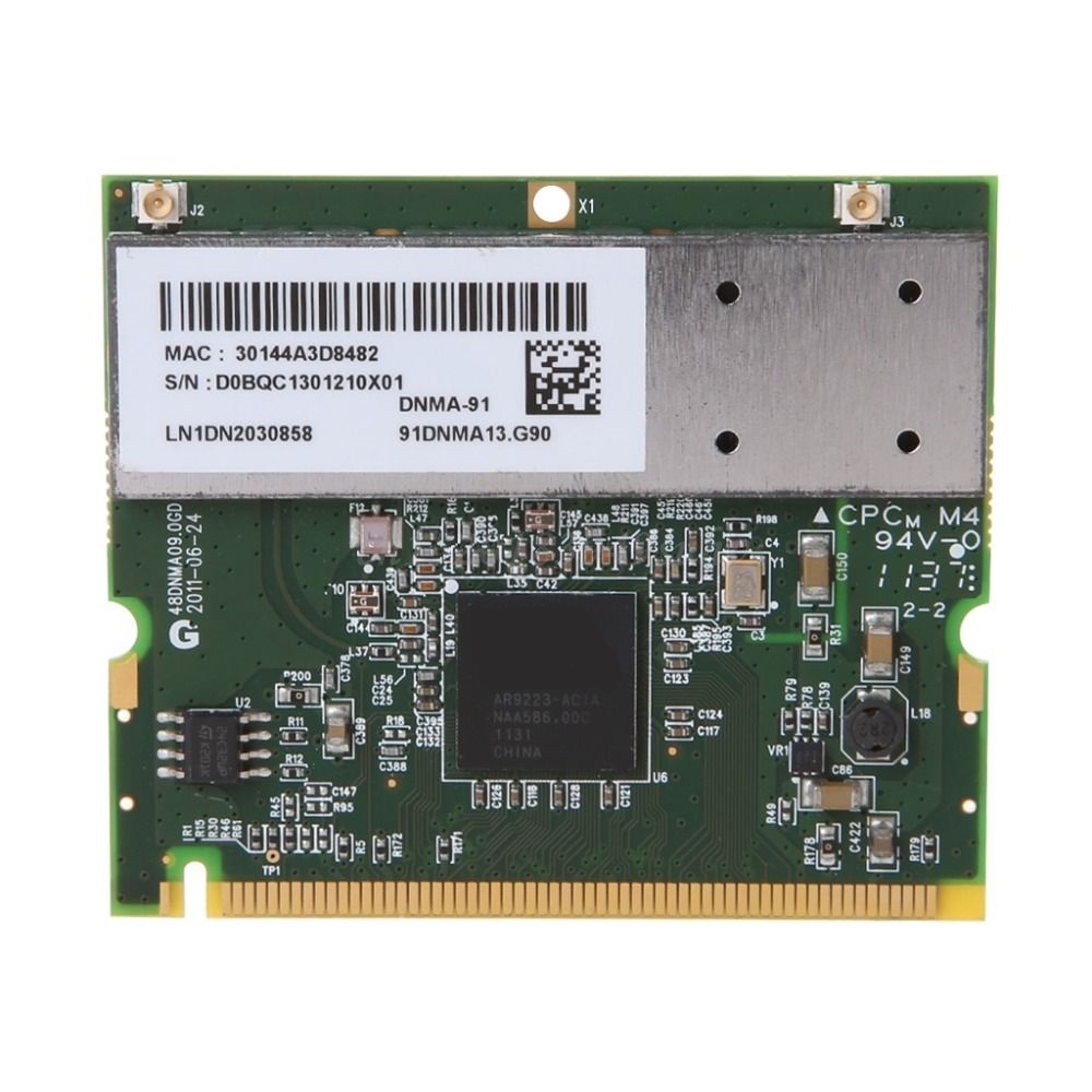 

Приемник Wi-Fi NoBrand Mini PCI-e 802.11a; 802.11b; 802.11g; 802.11n, Зеленый;белый