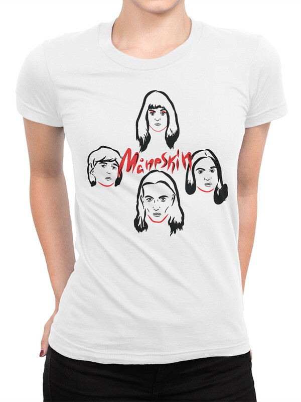 

Футболка женская Dream Shirts Манескин белая XS, Манескин