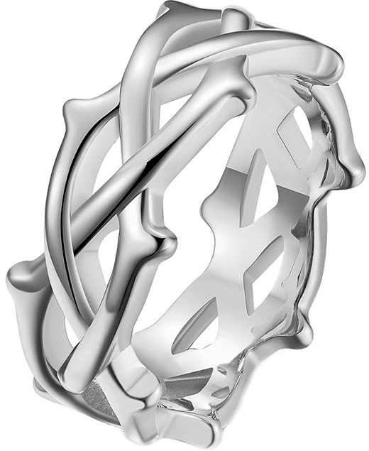 Кольцо из стали р. 18 DG Jewelry GSR0084-S